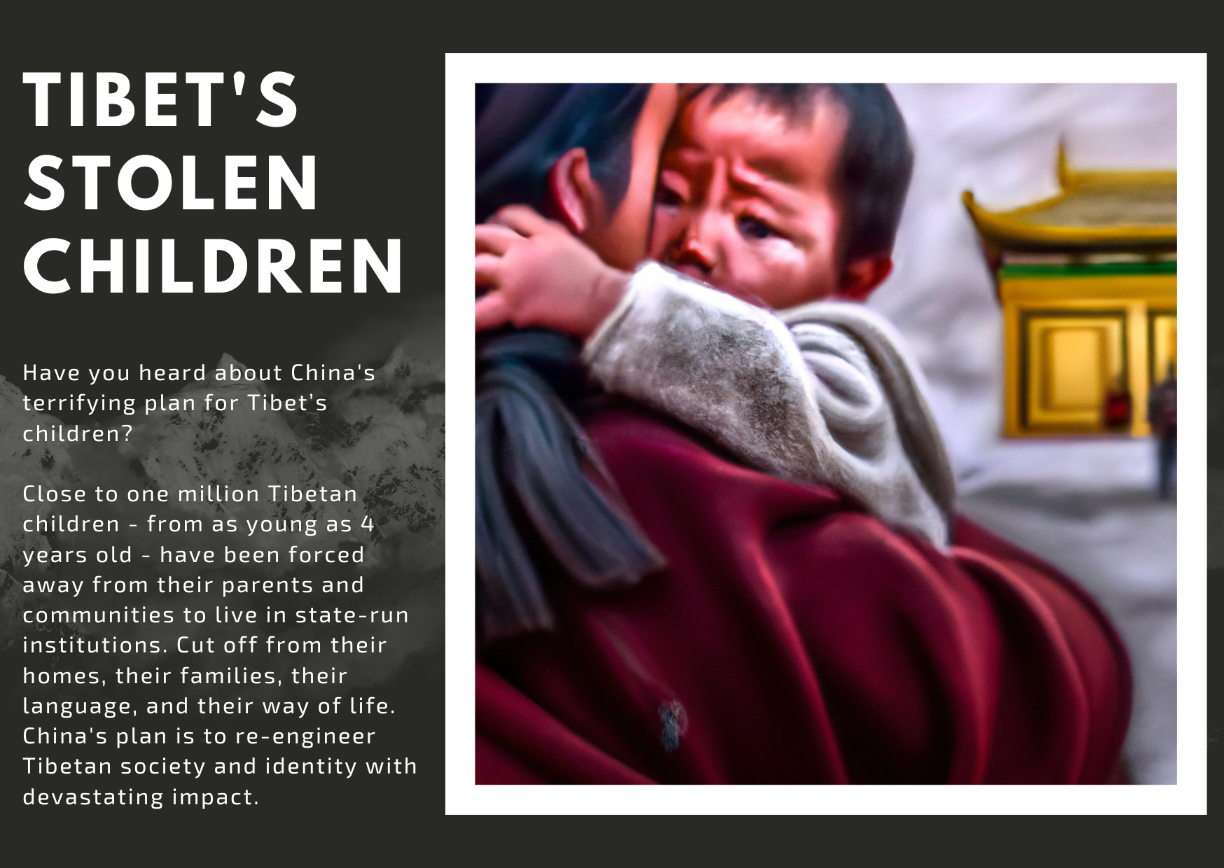 Tibet's stolen children