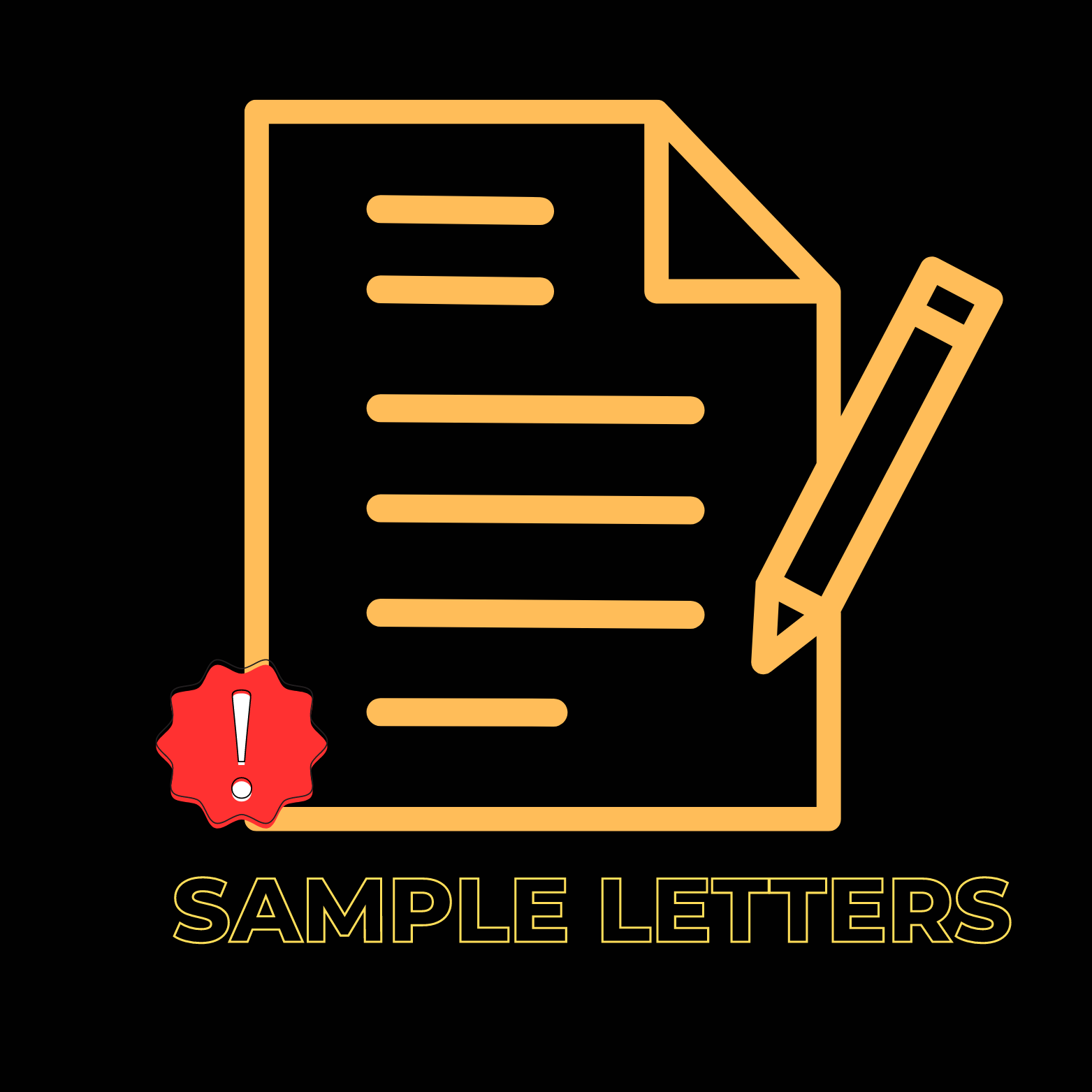 Action Centre sample letters